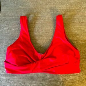 Beachsissi Red Bikini Top - size M